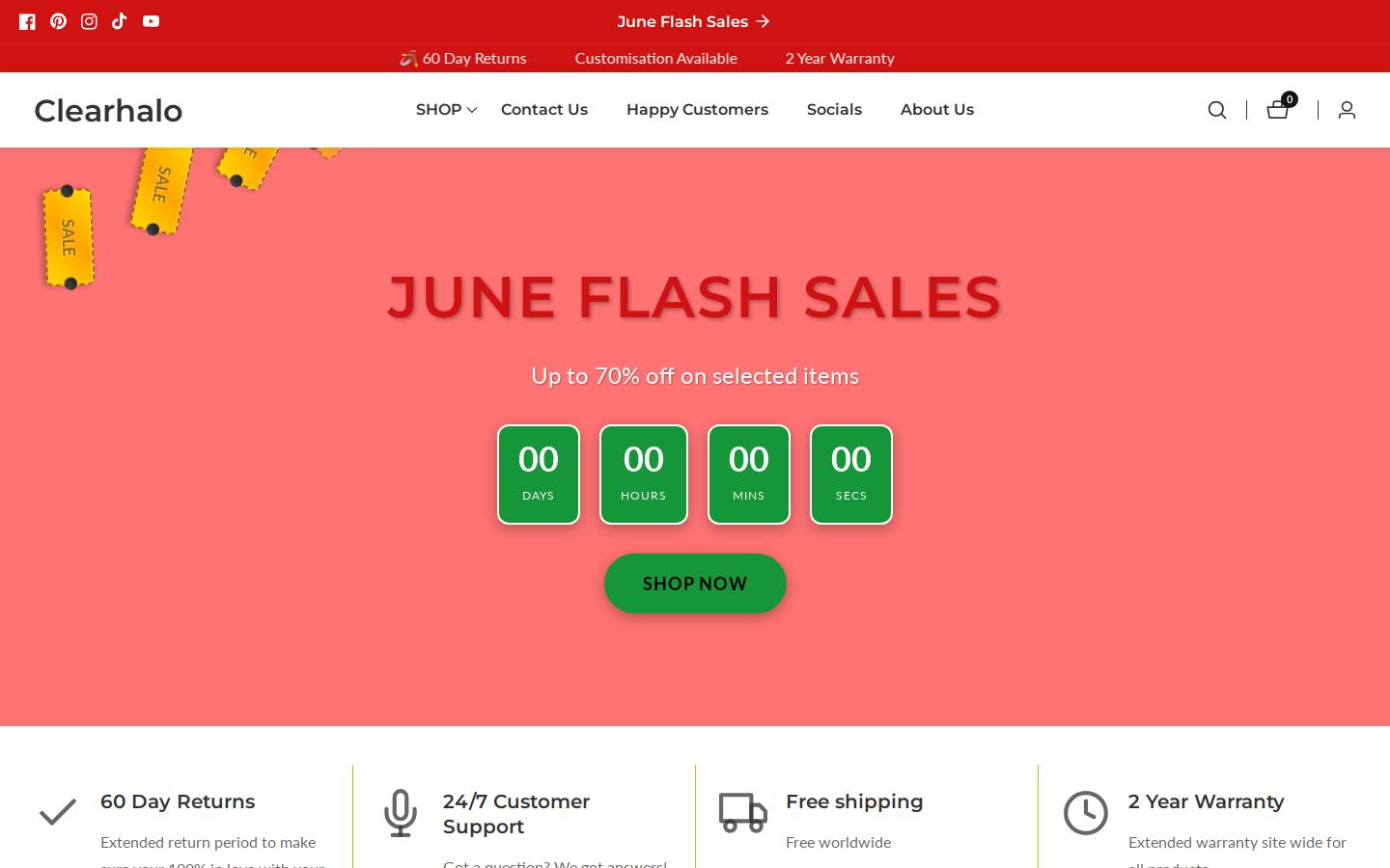Clearhalo homepage screenshot