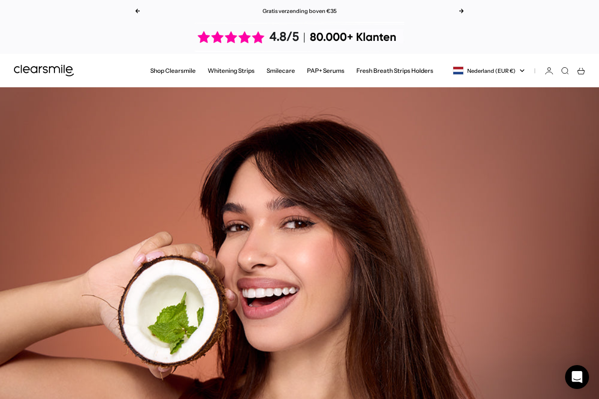 Clearsmile homepage screenshot