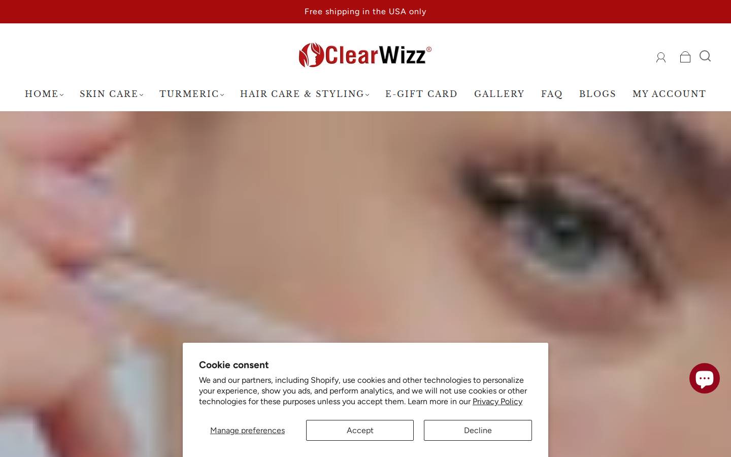 clearwizz.com homepage screenshot
