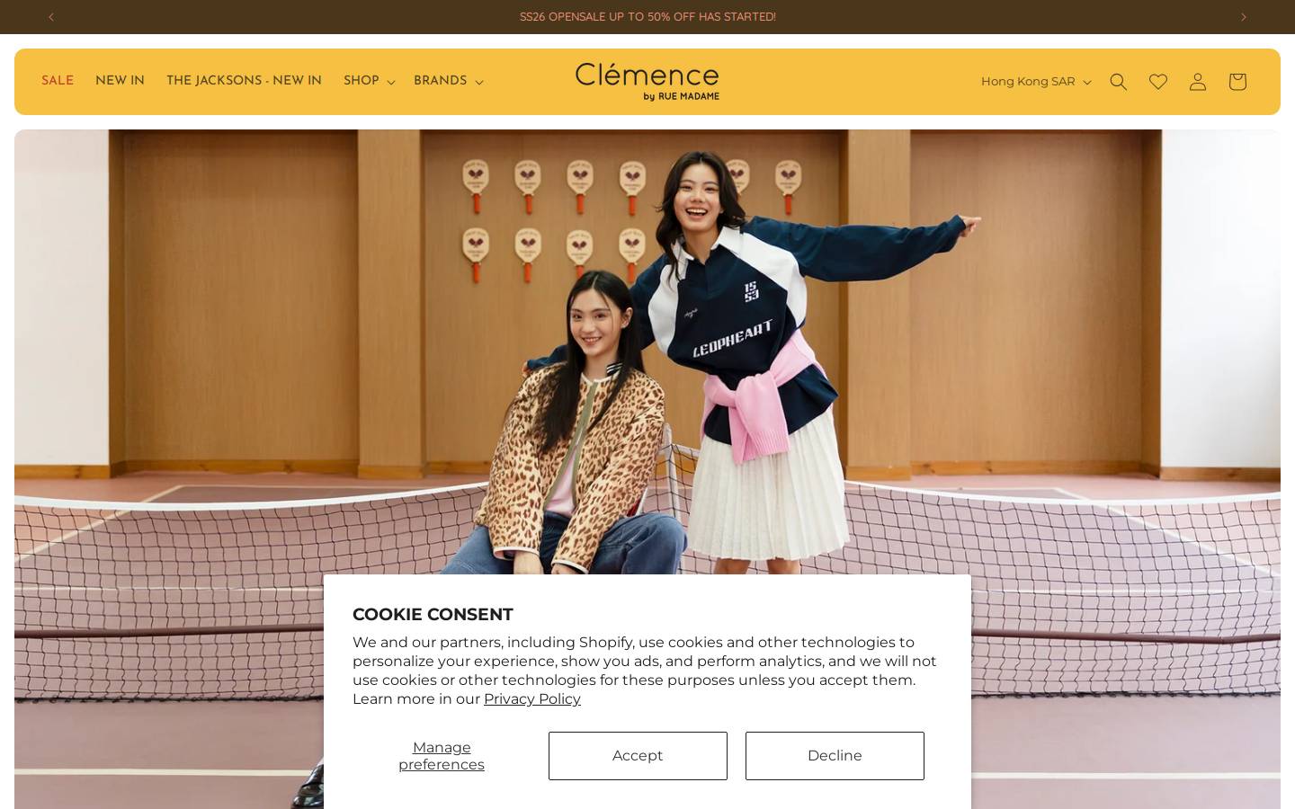 clemenceworld.com homepage screenshot