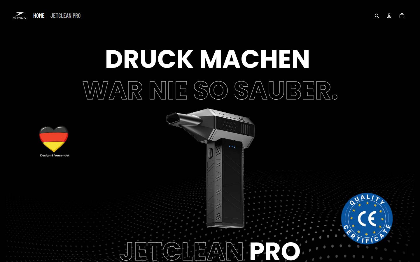 cleonix.de homepage screenshot