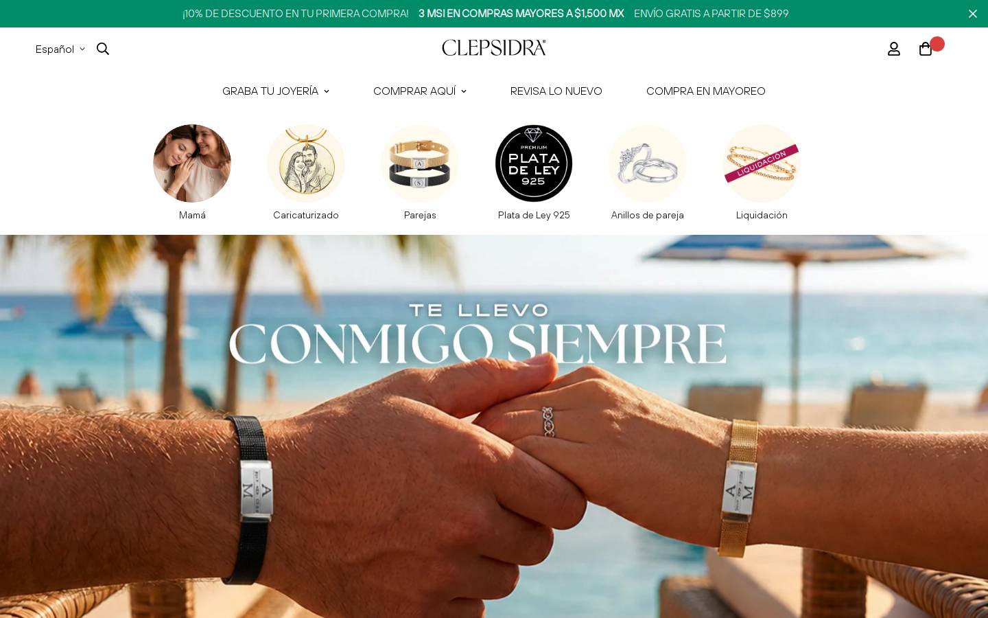 clepsidramx.com homepage screenshot