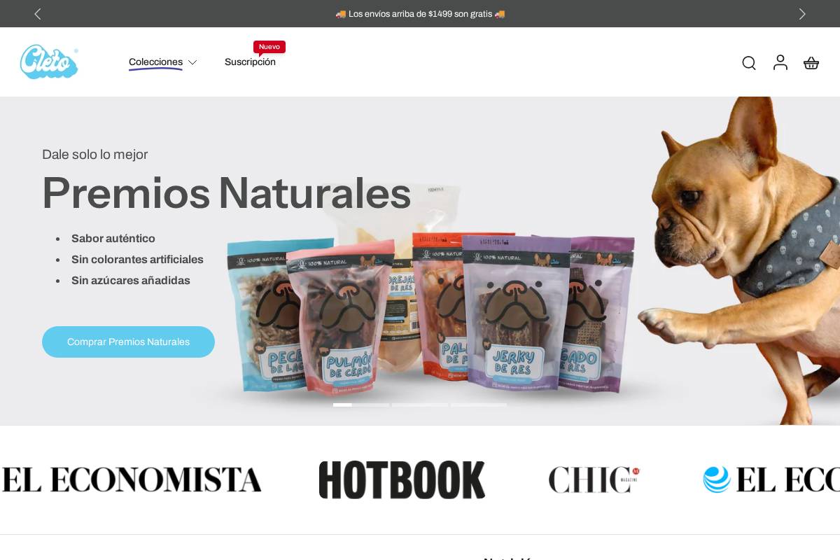 cletoelinfluencer.com homepage screenshot