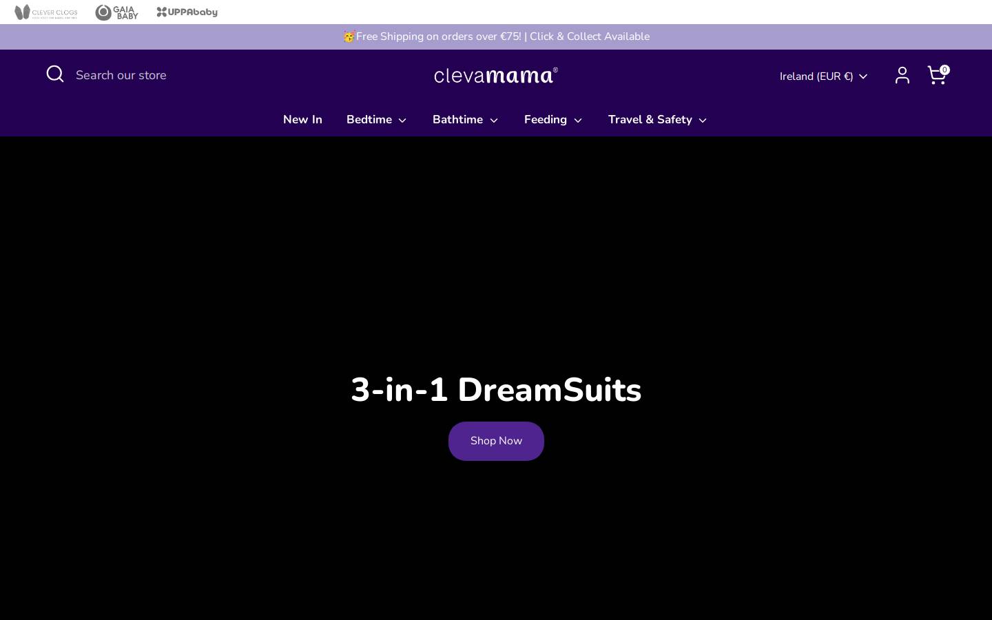 ClevaMama homepage screenshot