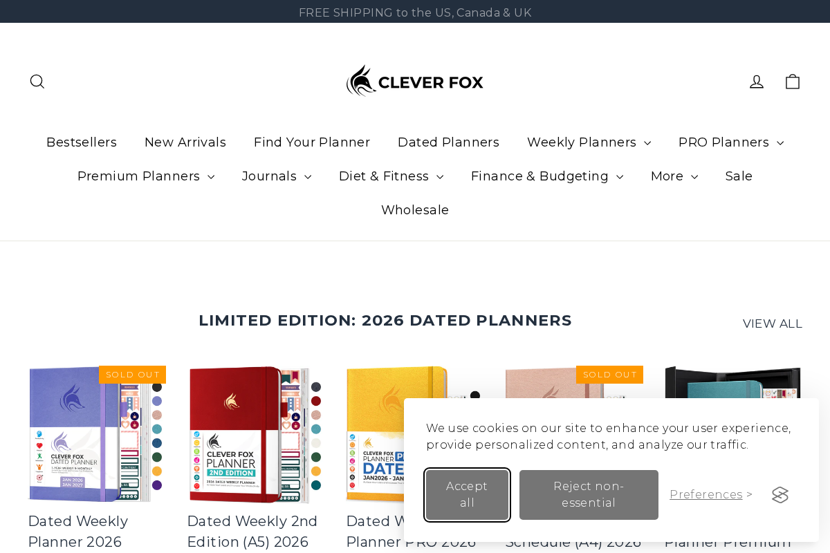 CLEVER FOX® homepage screenshot