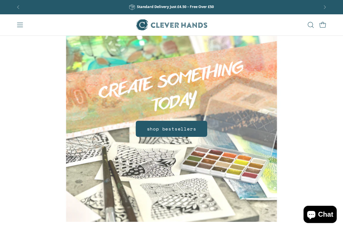 Cleverhands homepage screenshot