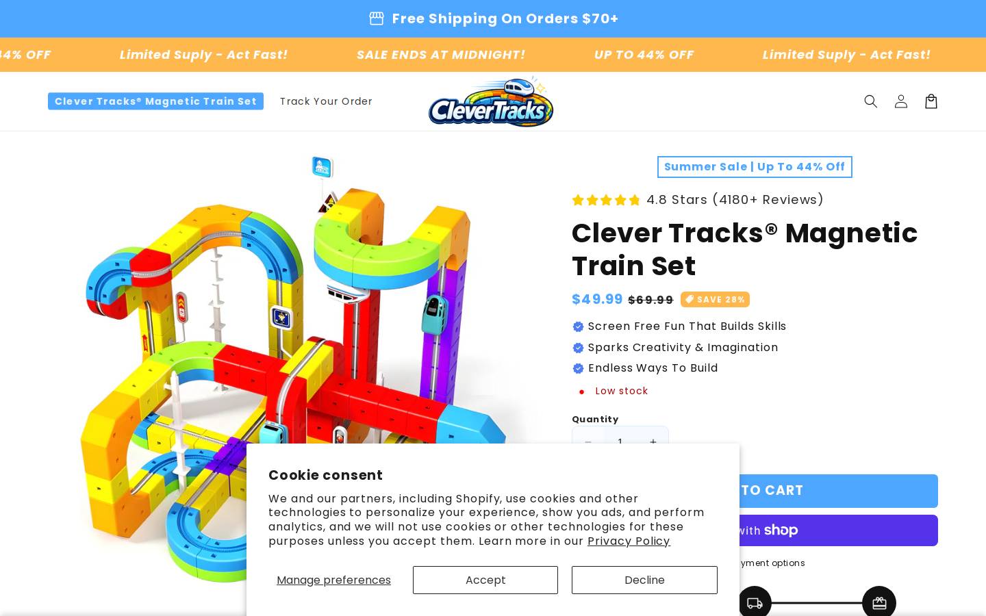 clevertracks.com homepage screenshot