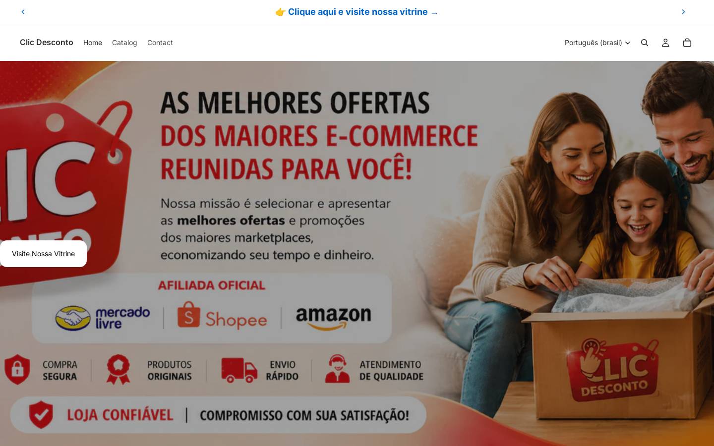 clicdesconto.com.br homepage screenshot