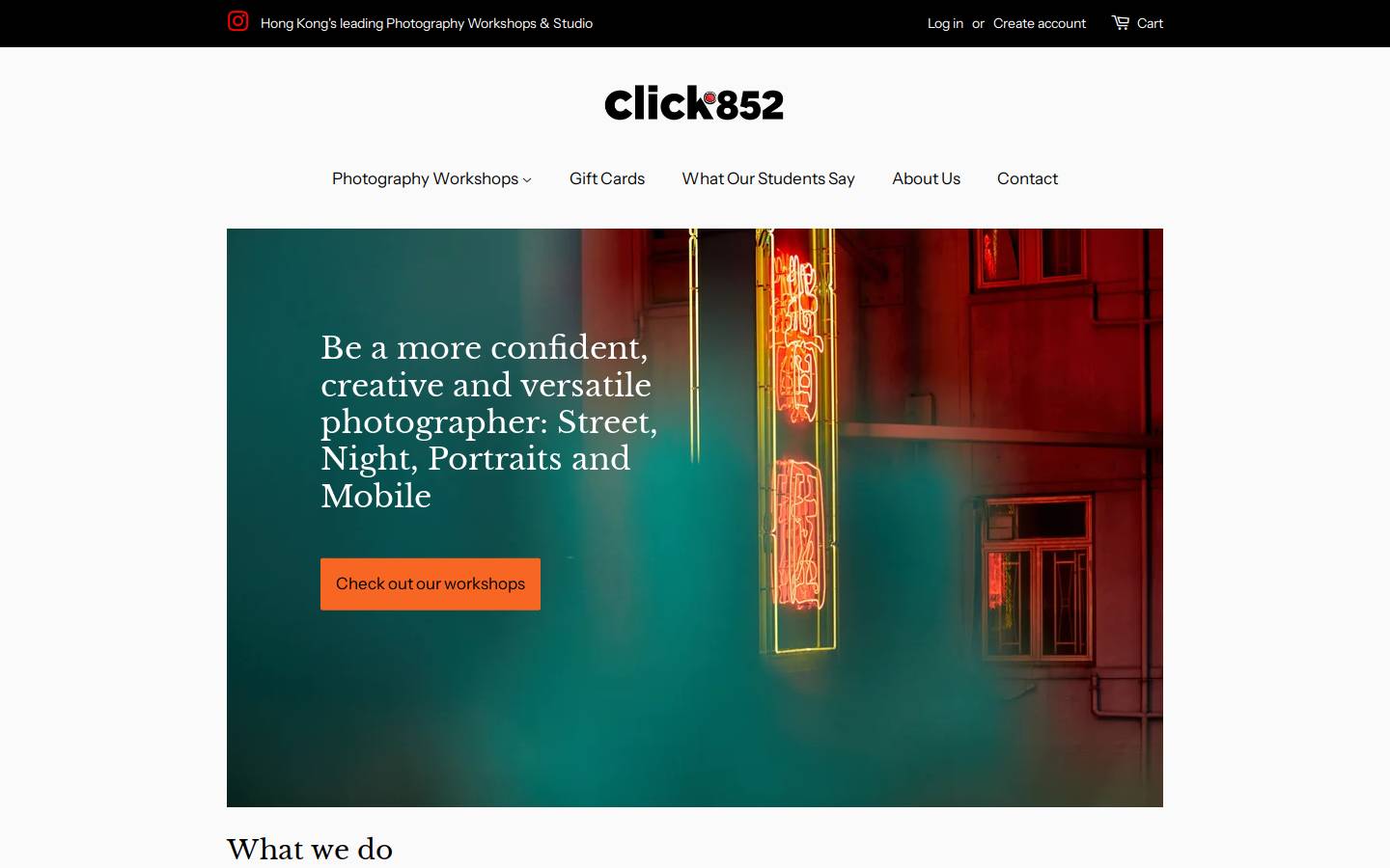 click852.com homepage screenshot