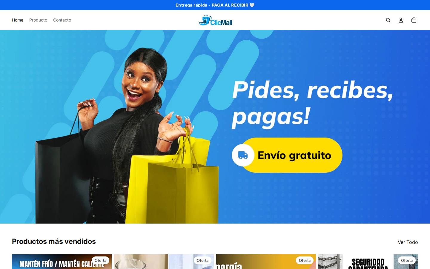 clicmall.com homepage screenshot