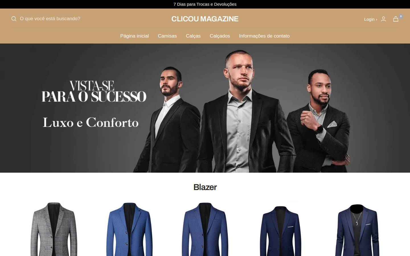 clicoumagazine.com homepage screenshot