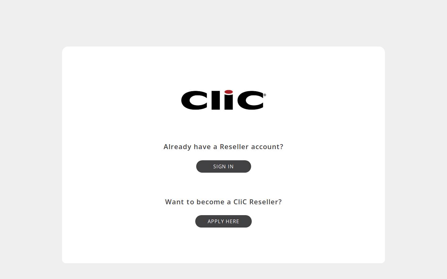 clicreaderswholesale.com homepage screenshot