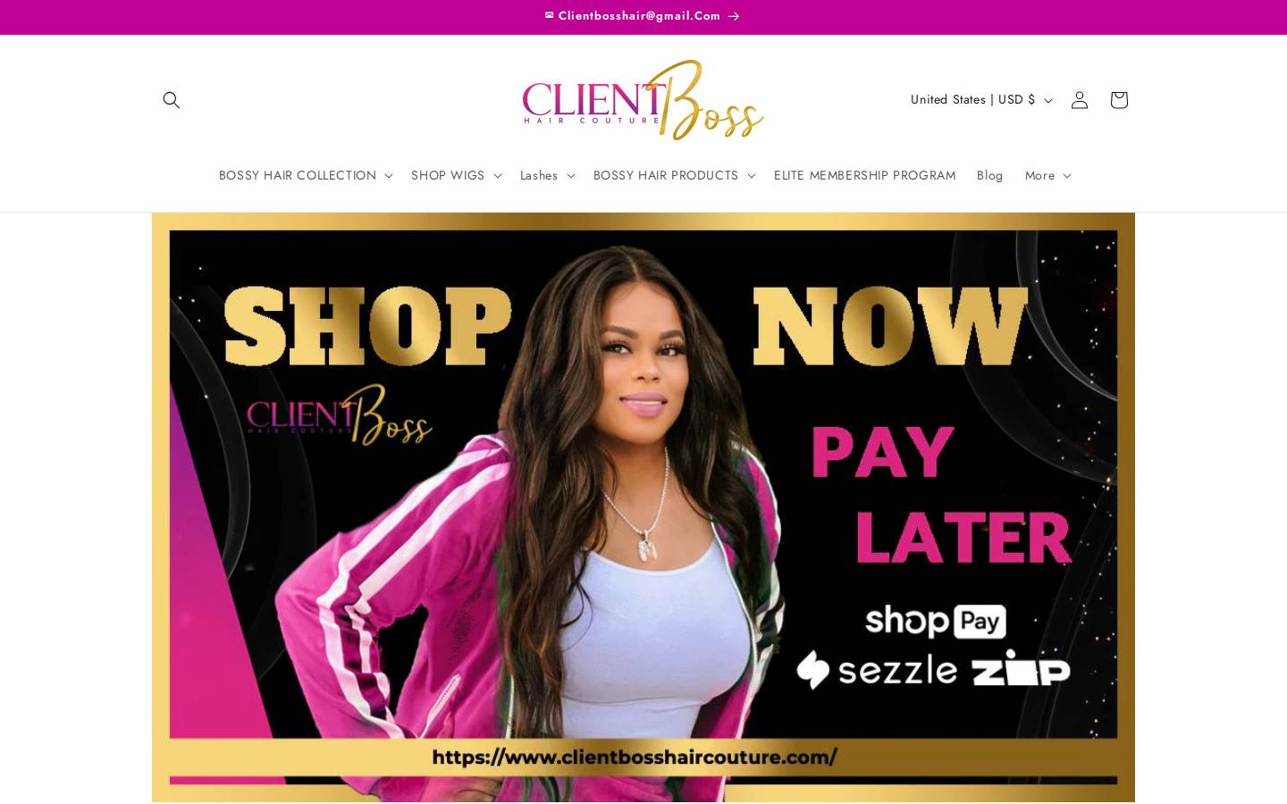 clientbosses.com homepage screenshot