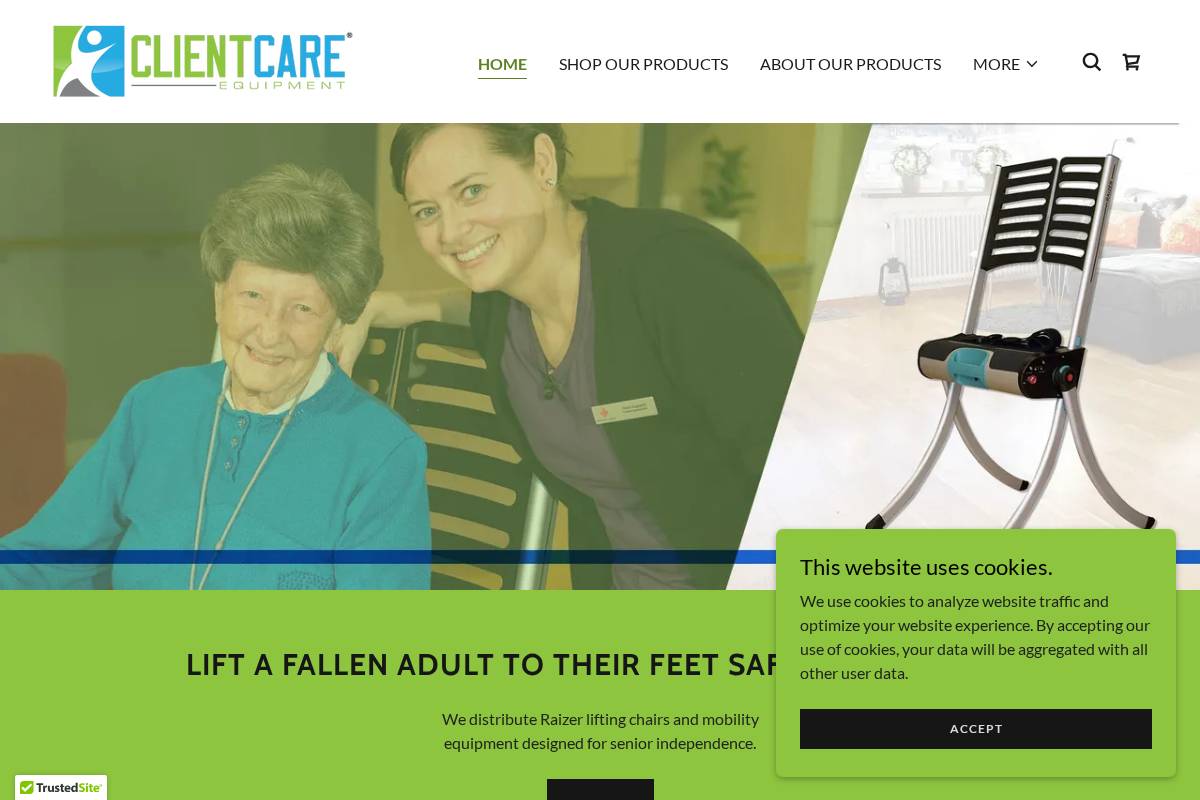 clientcareeq.com homepage screenshot