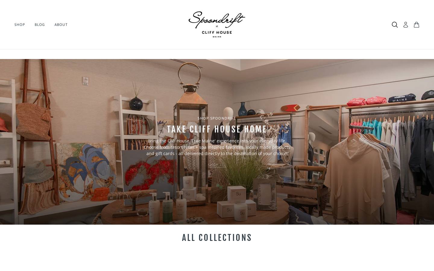 cliffhouseretail.com homepage screenshot