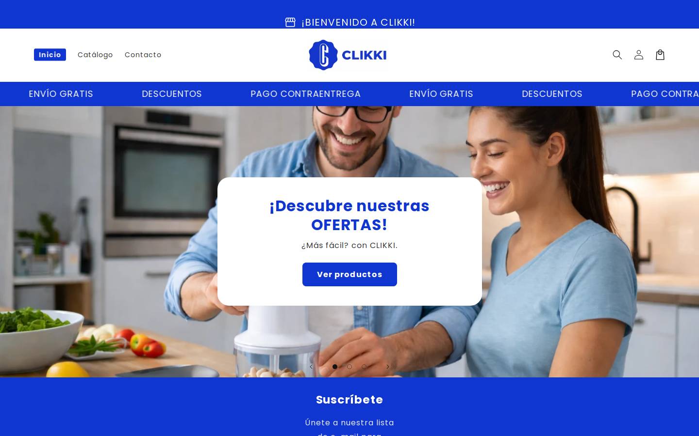 clikki.co homepage screenshot