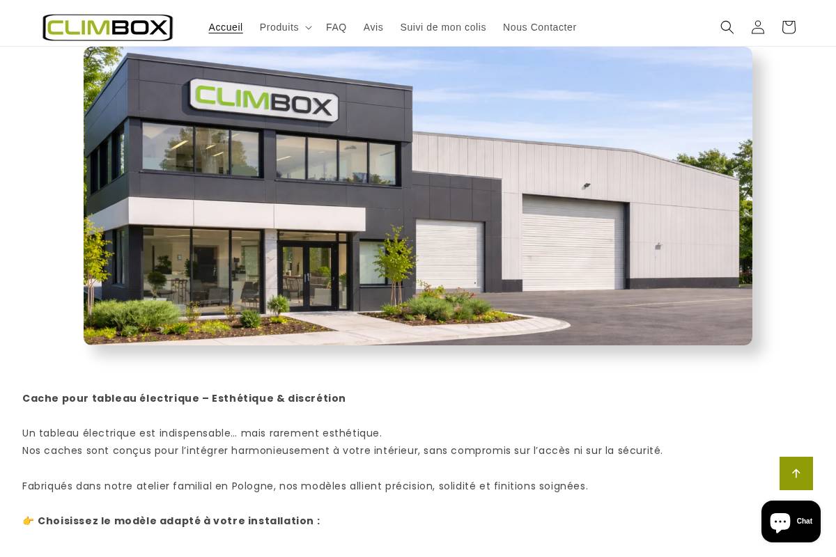 clim-box.fr homepage screenshot