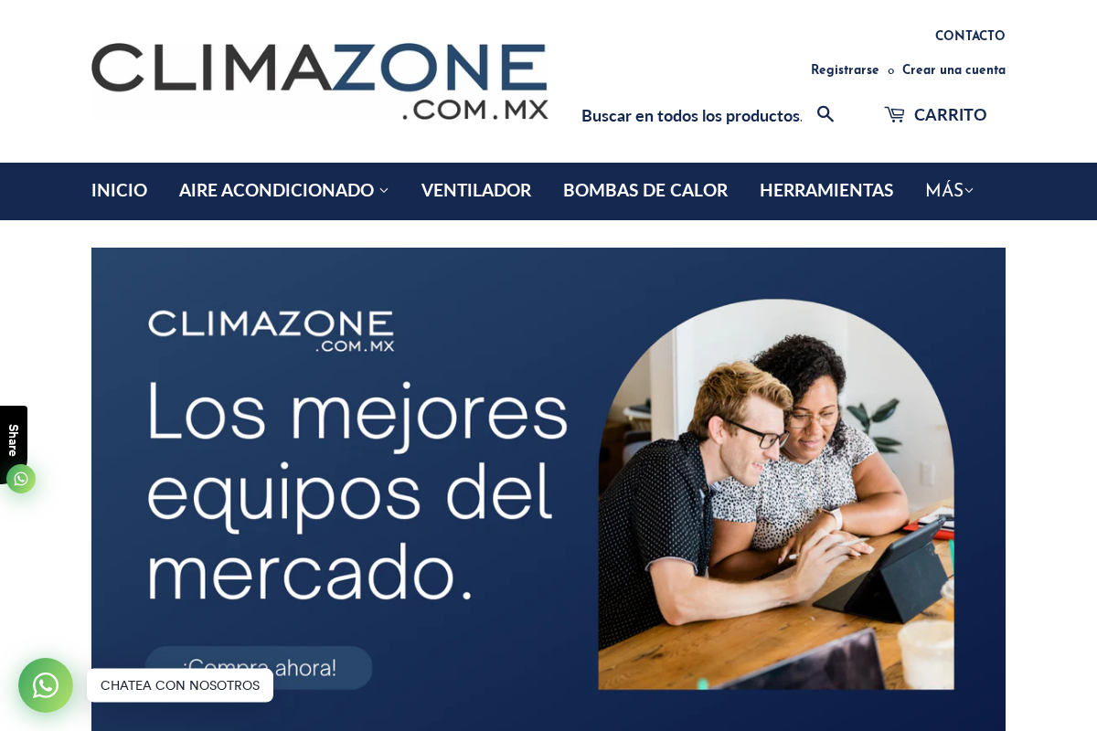 CLIMAZONE homepage screenshot