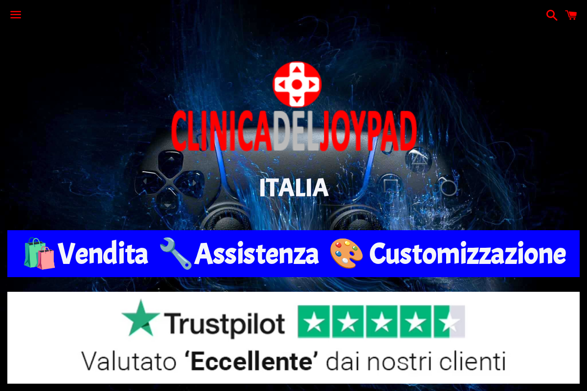 clinicadeljoypad.it homepage screenshot