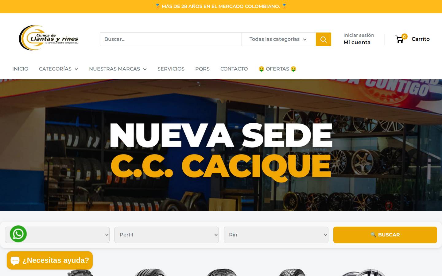 clinicadellantasyrines.com homepage screenshot
