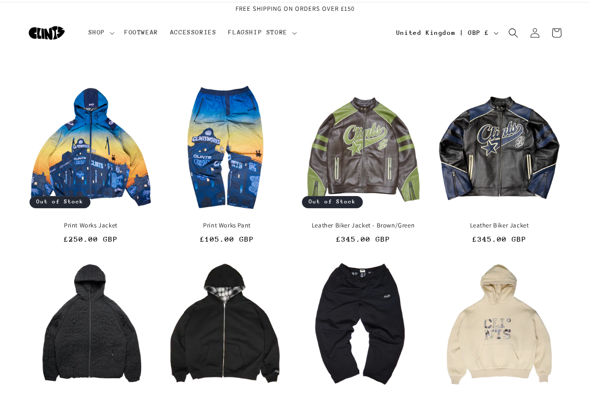 clints.co homepage screenshot