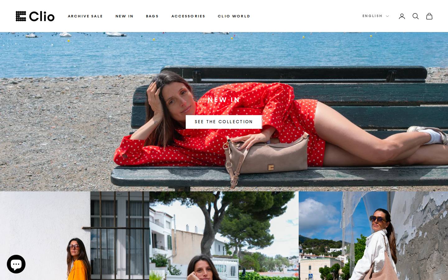 Cliogoldbrenner homepage screenshot