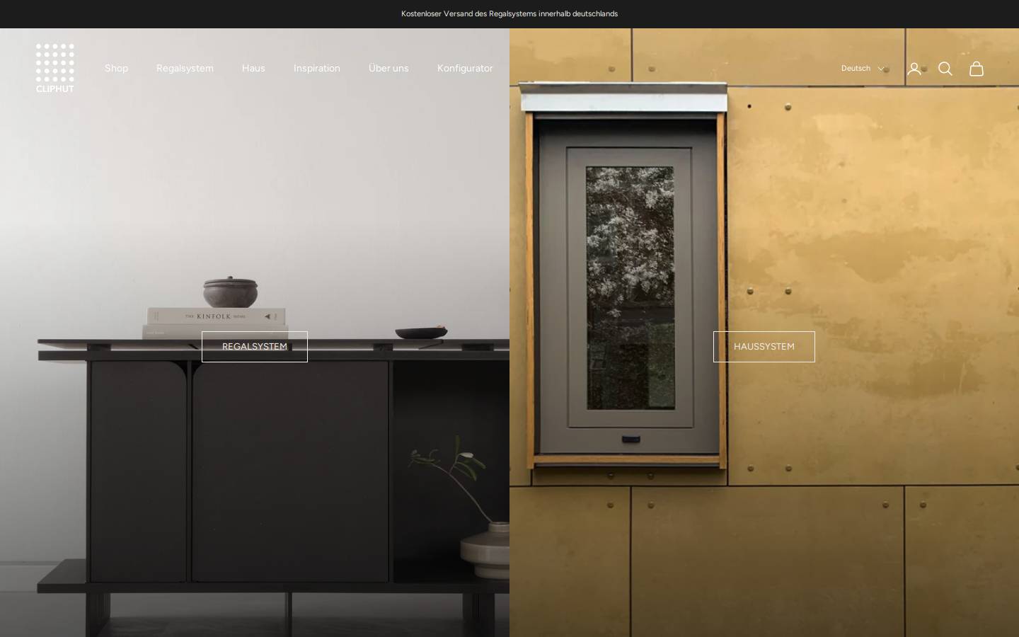 cliphut.eu homepage screenshot