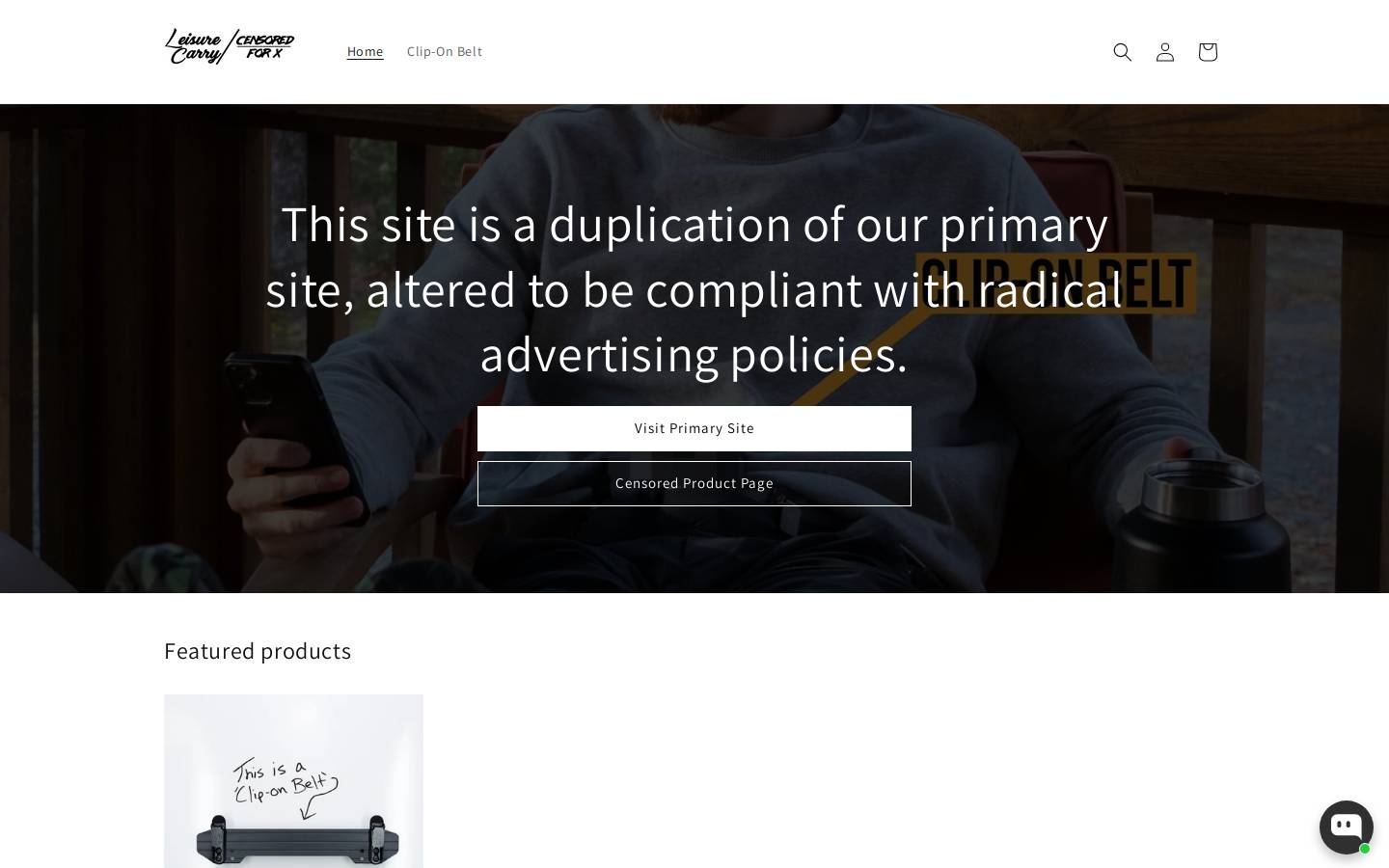 cliponbelt.com homepage screenshot