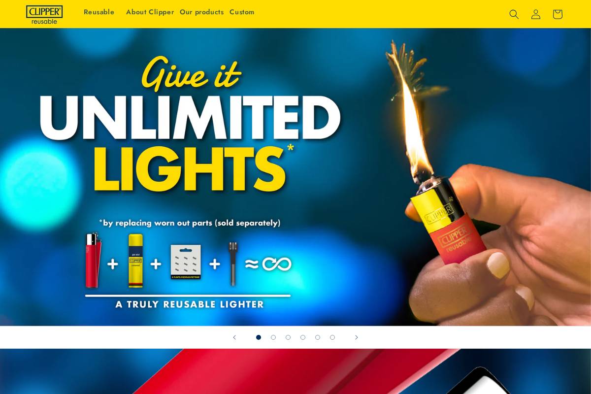 clipper.com homepage screenshot