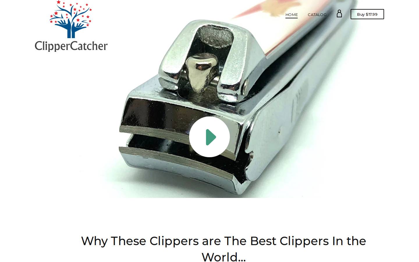 clippercatcher.com homepage screenshot