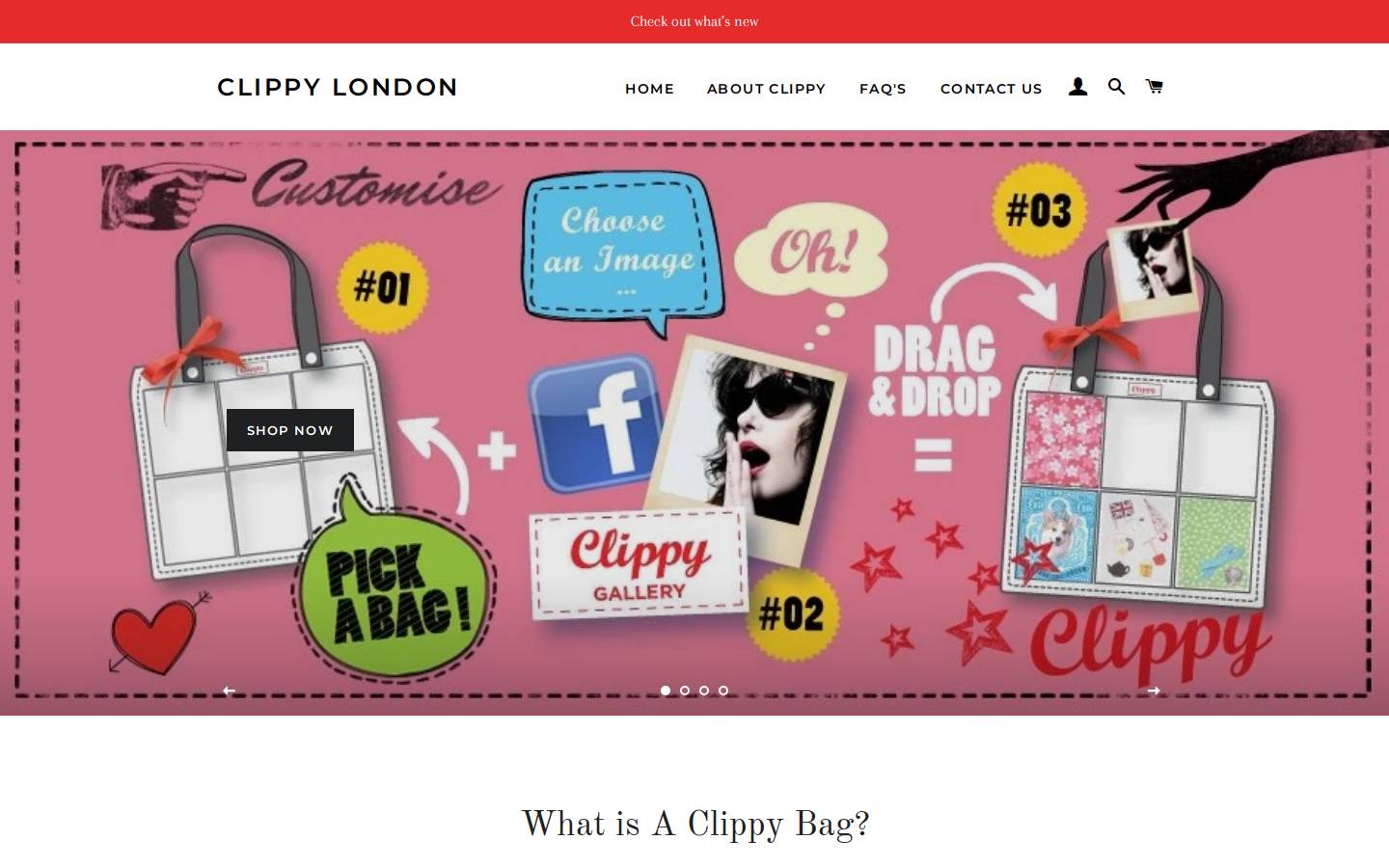 clippylondon.co.uk homepage screenshot