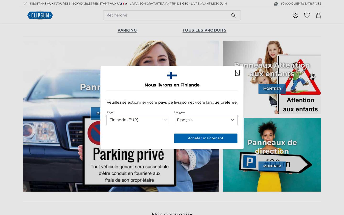 clipsum.fr homepage screenshot