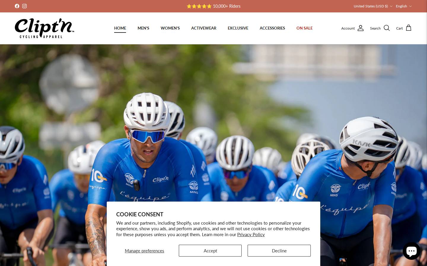 cliptnunleashed.com homepage screenshot