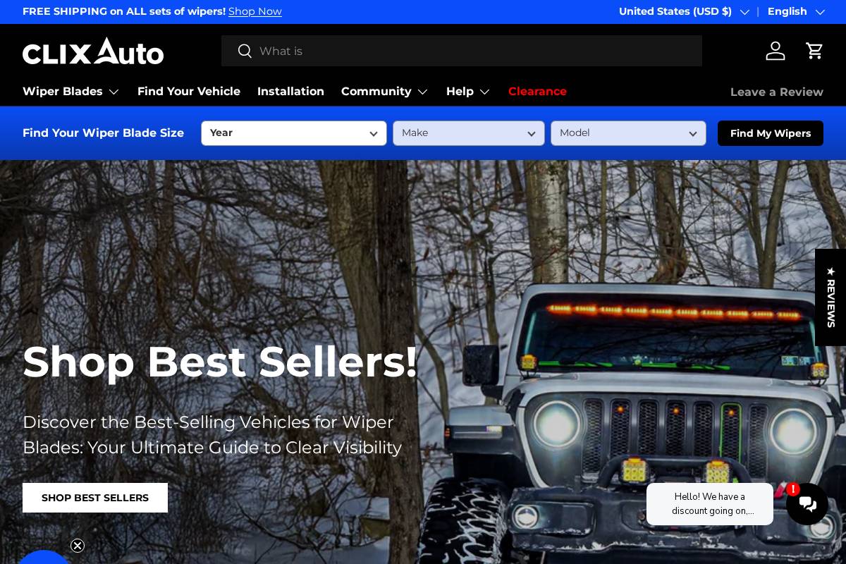 clixauto.com homepage screenshot