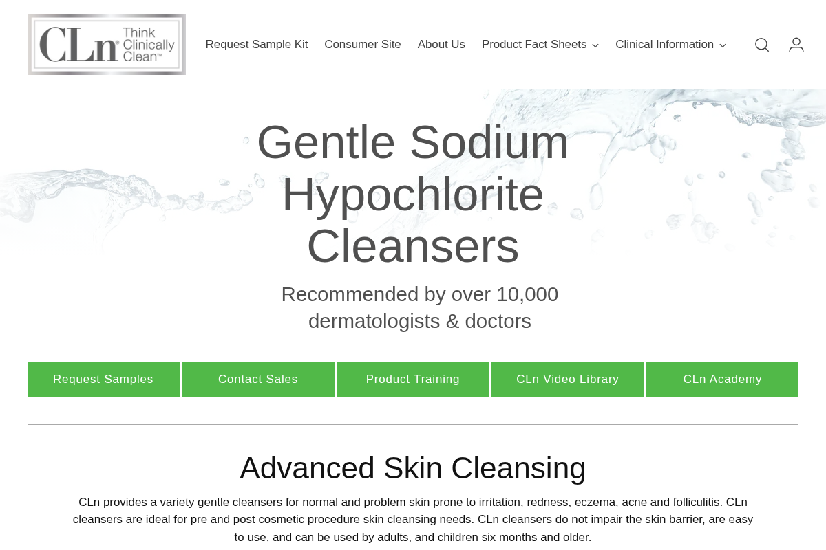 clnmd.com homepage screenshot