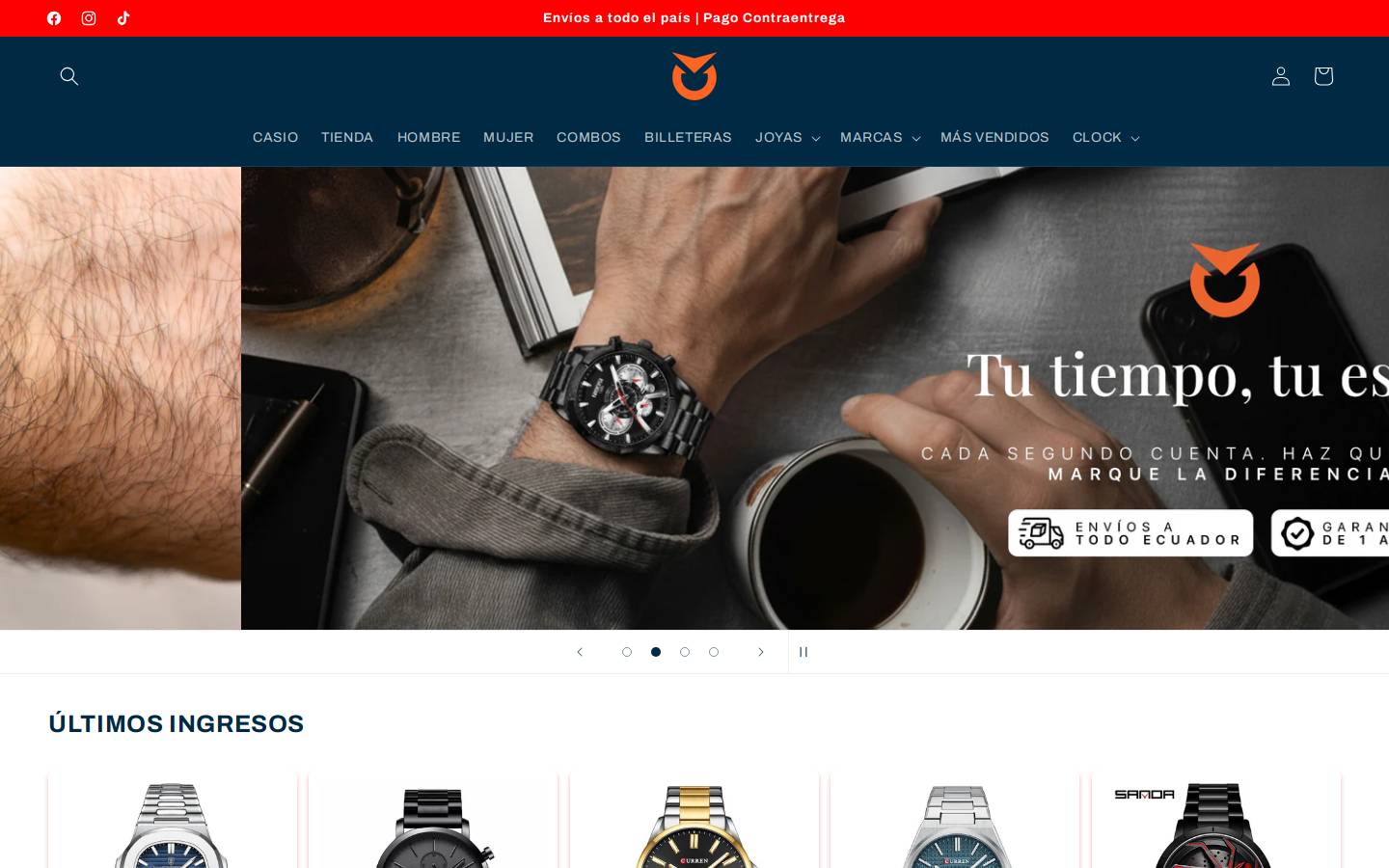 clockec.com homepage screenshot