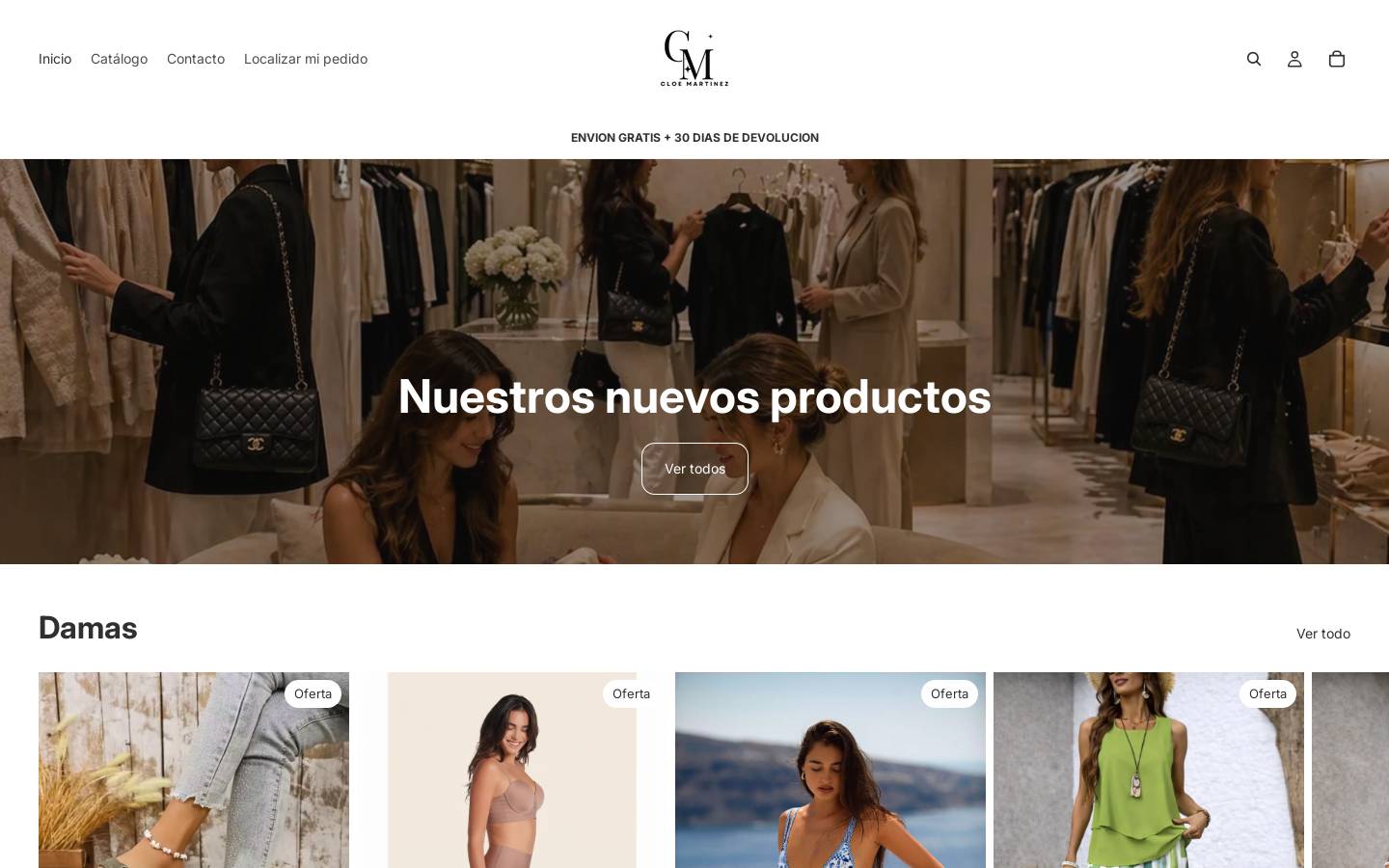 cloemartinez.com homepage screenshot