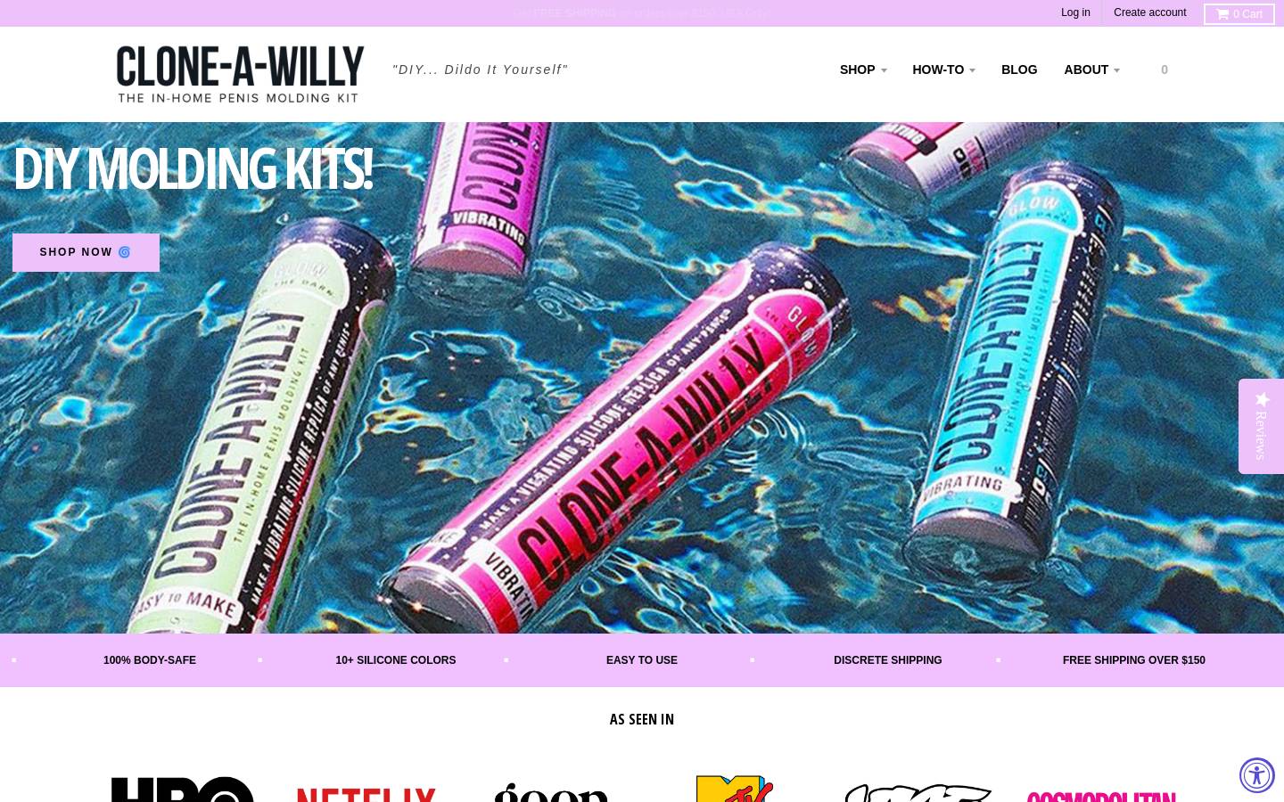 cloneawilly.com homepage screenshot
