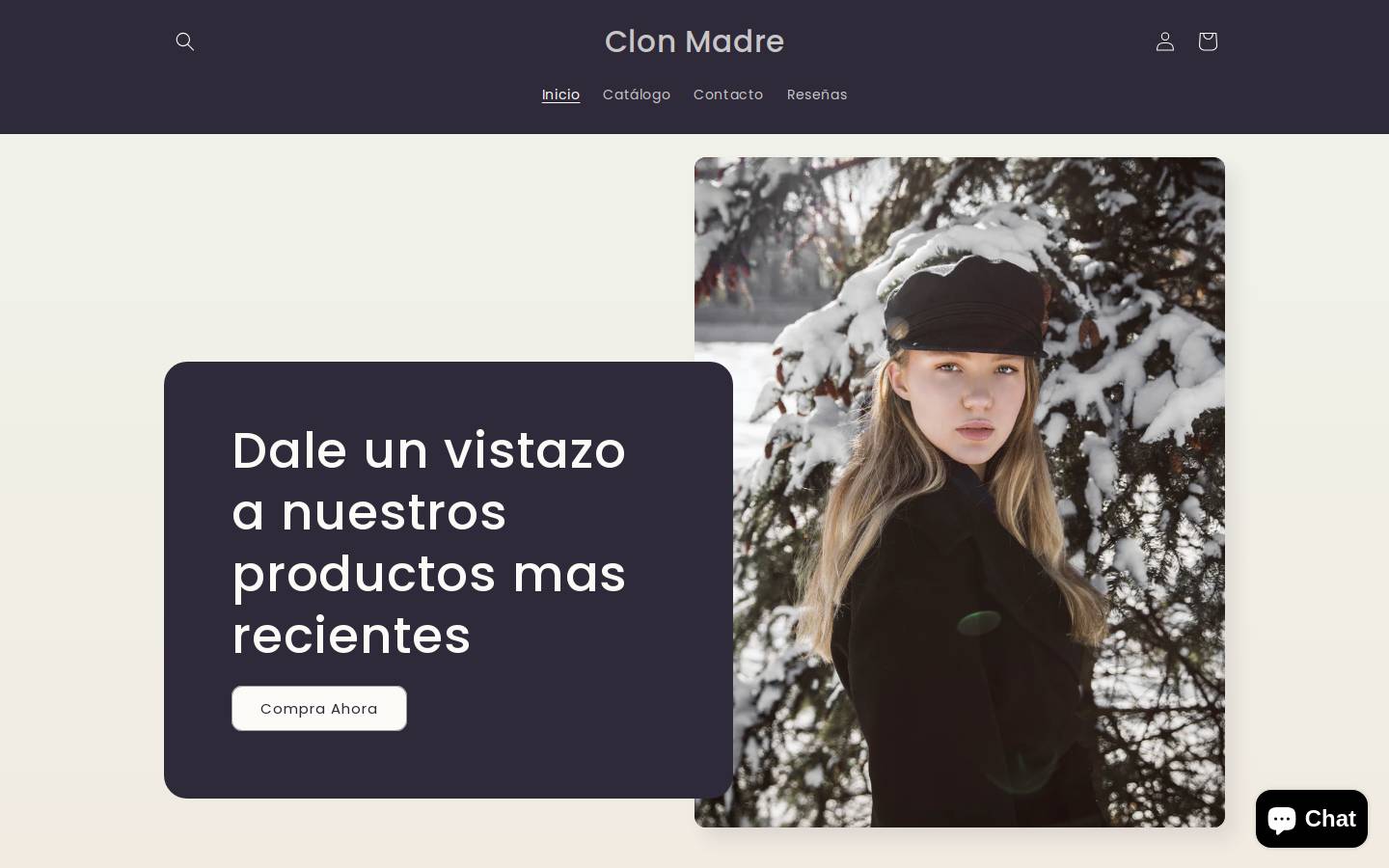 clonmadre.com homepage screenshot