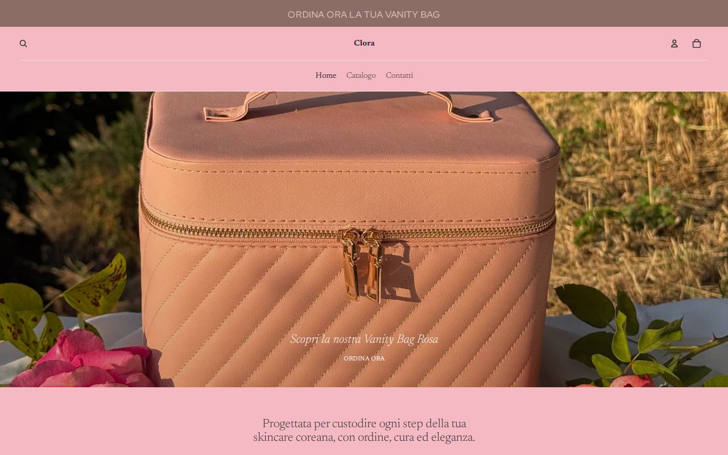 clora.it homepage screenshot