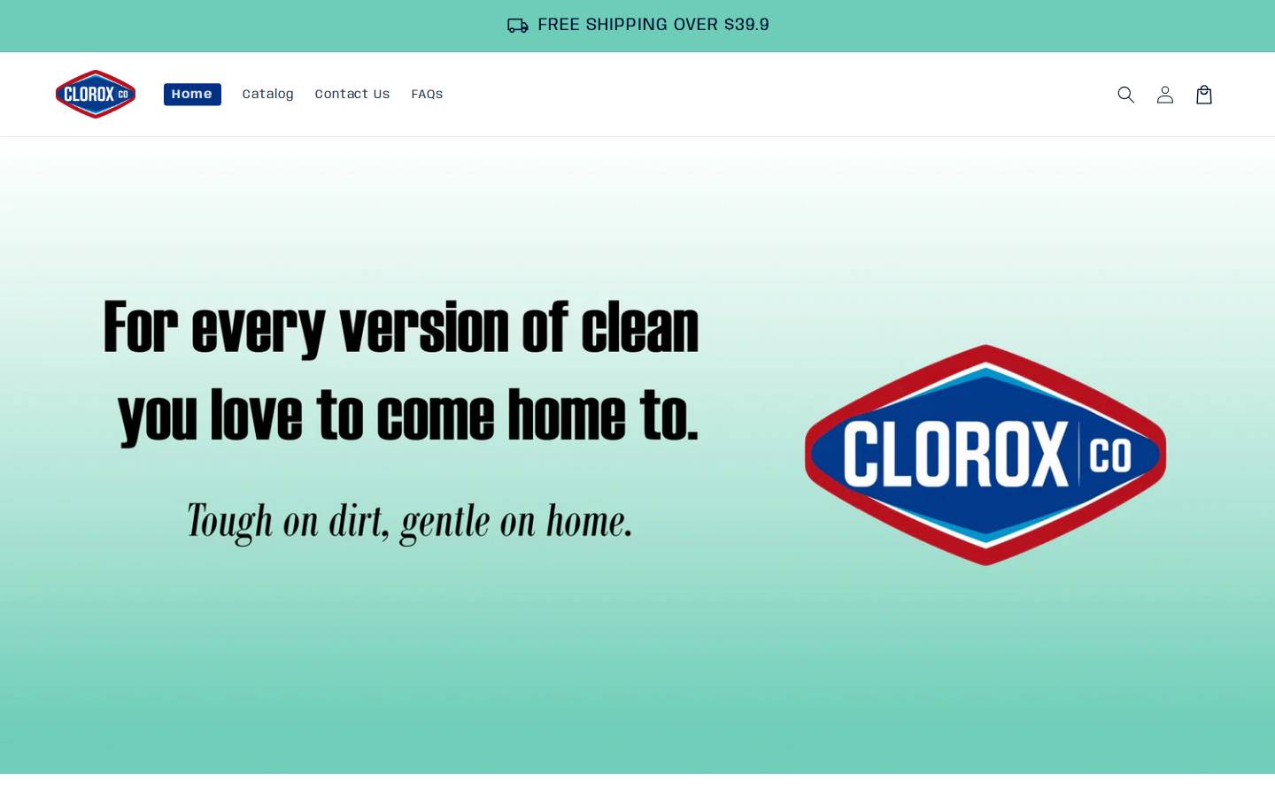 cloroxco.com homepage screenshot