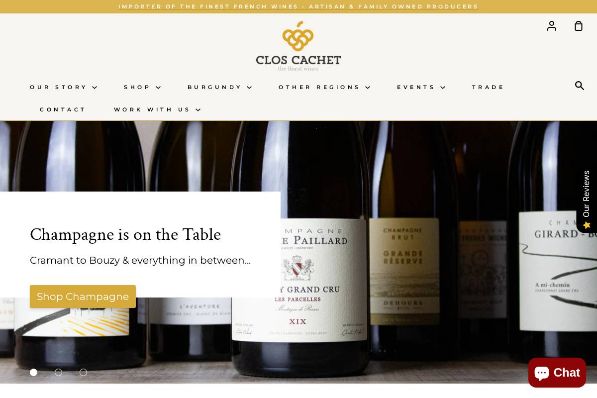 closcachet.com.au homepage screenshot