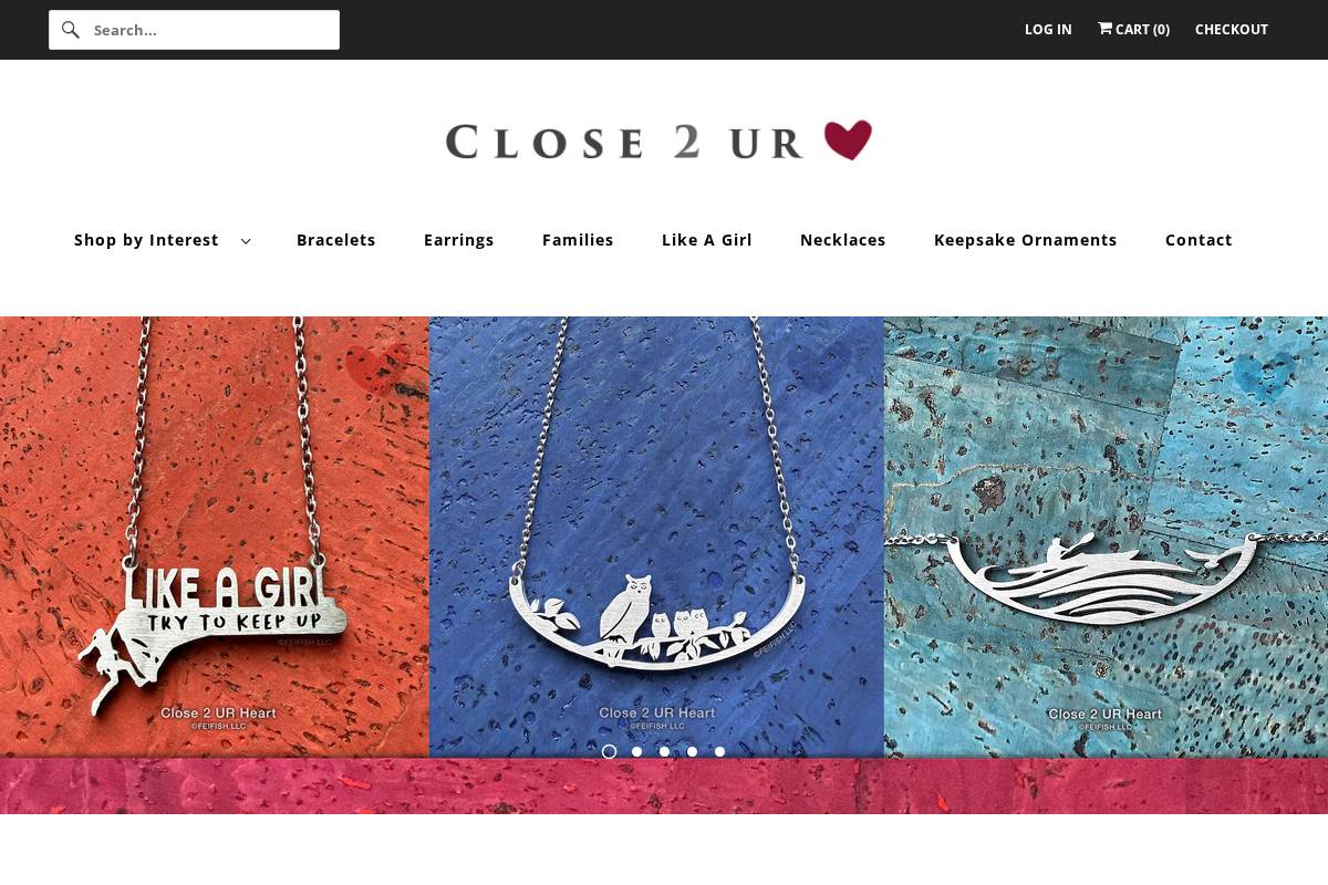 close2urheart.com homepage screenshot