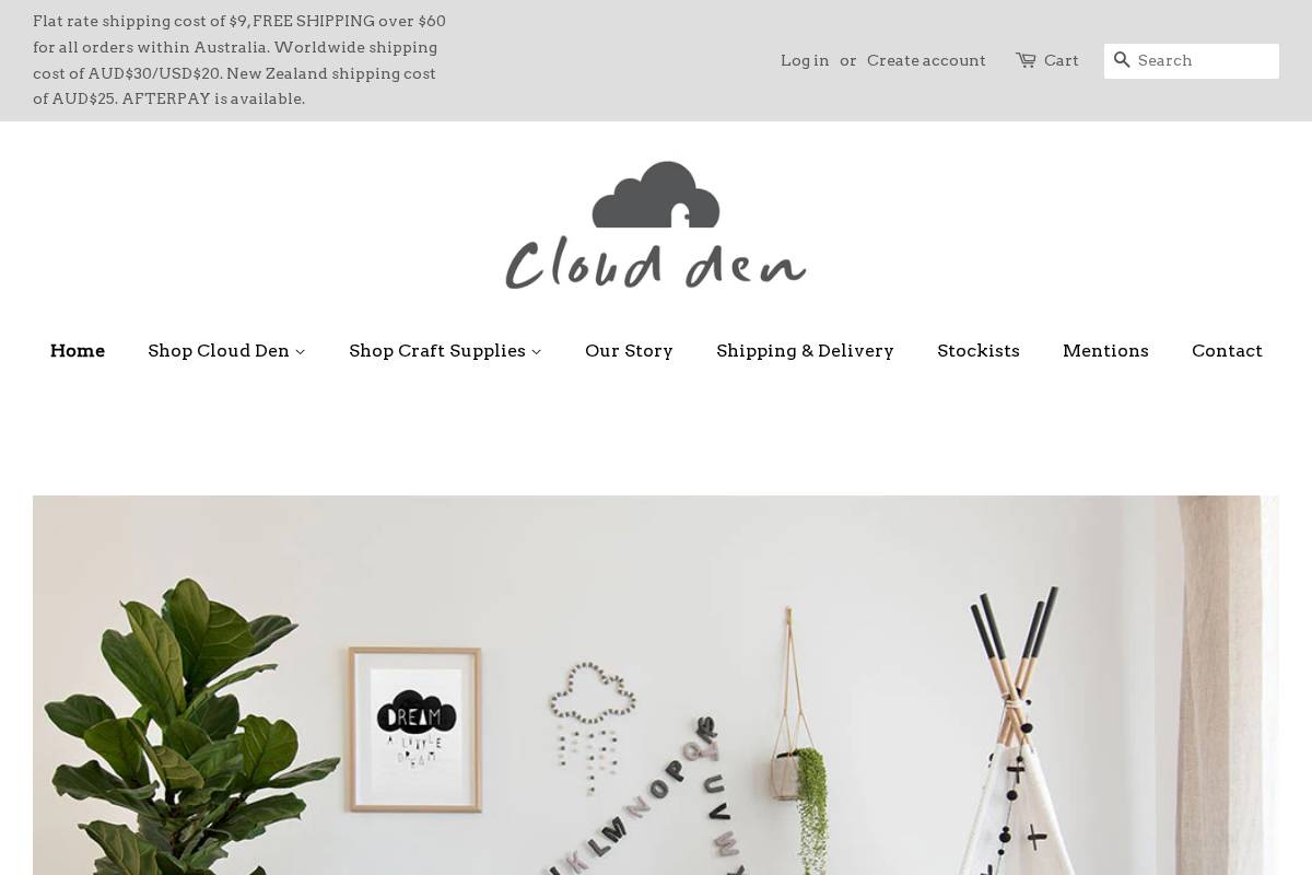 cloudden.com.au homepage screenshot
