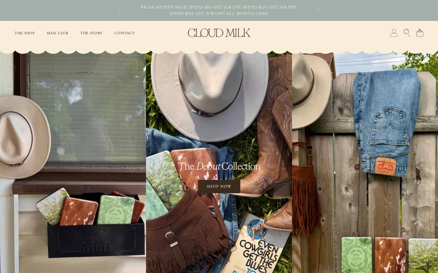 cloudmilkstudio.com homepage screenshot
