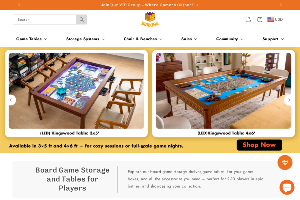 BoxKing homepage screenshot