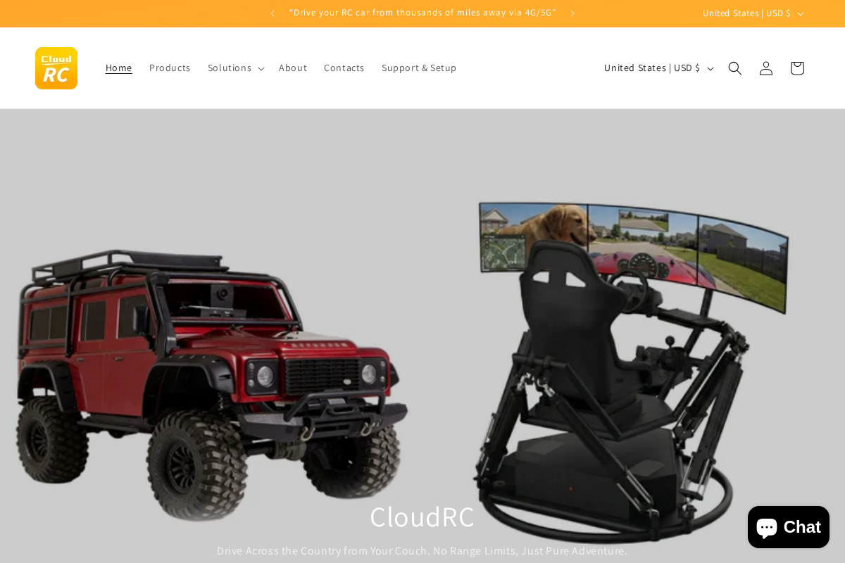 cloudrc homepage screenshot