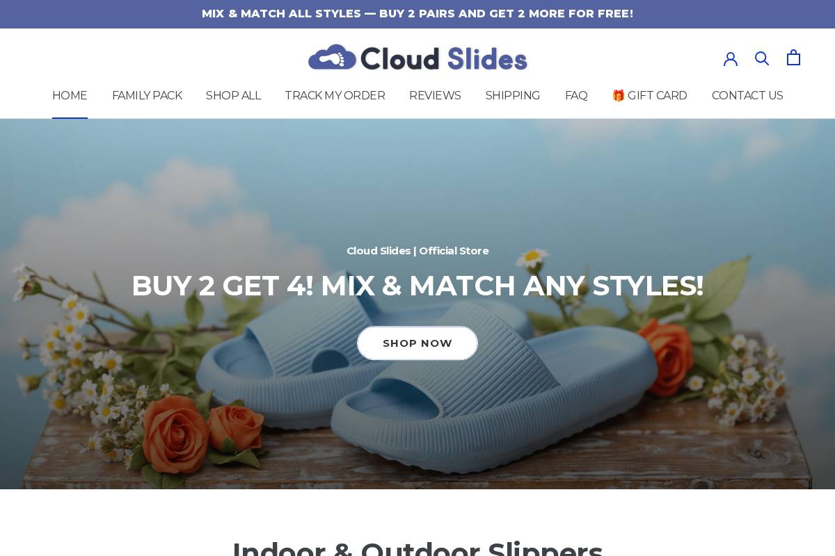 cloudslides.com homepage screenshot