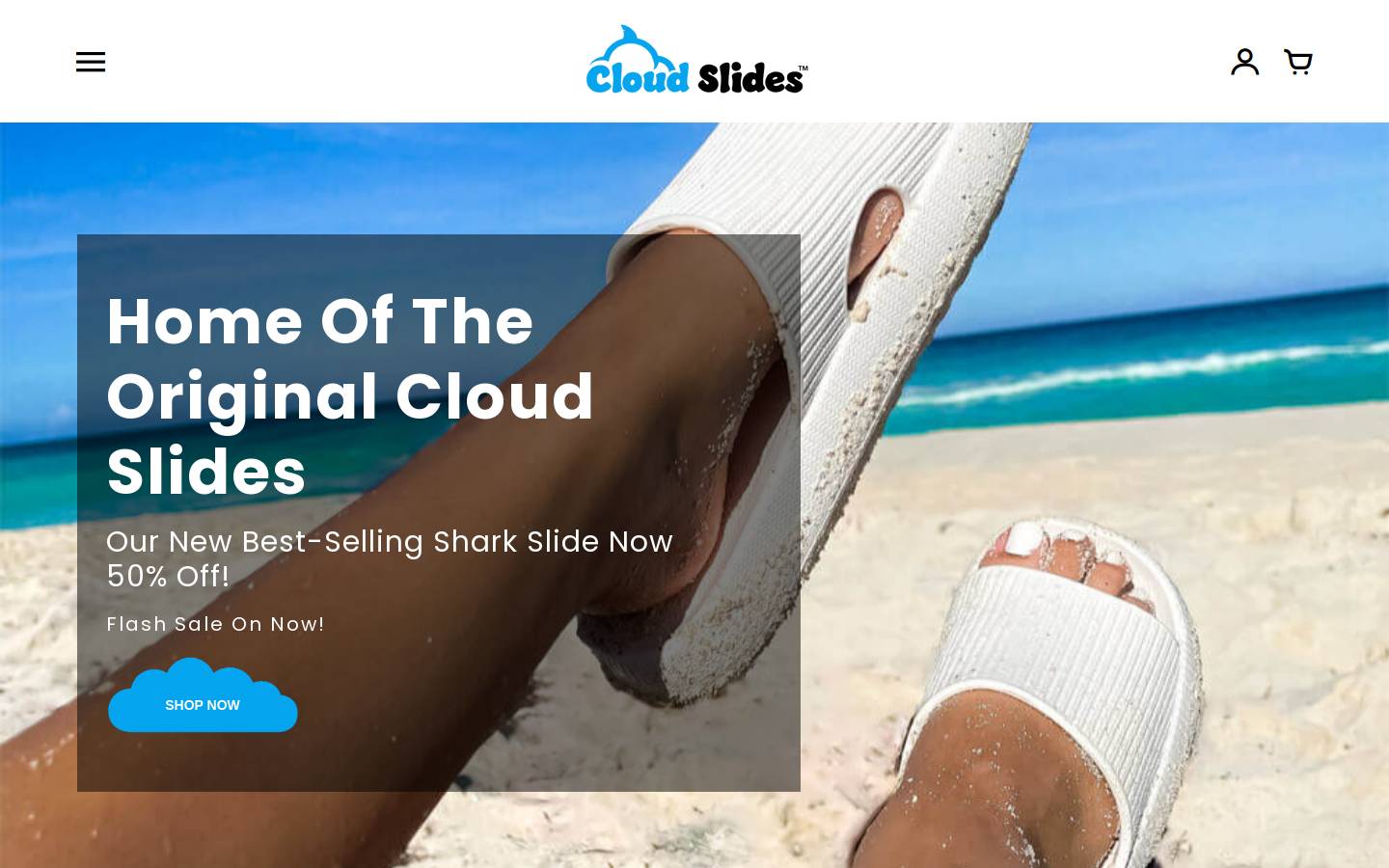 cloudslidesofficial.com homepage screenshot