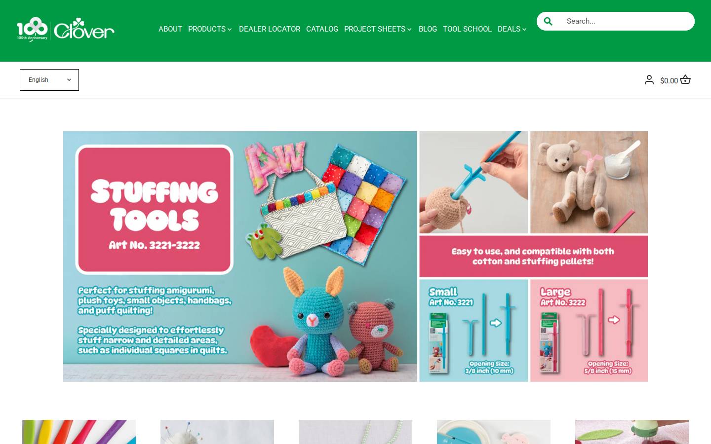 clover-usa.com homepage screenshot